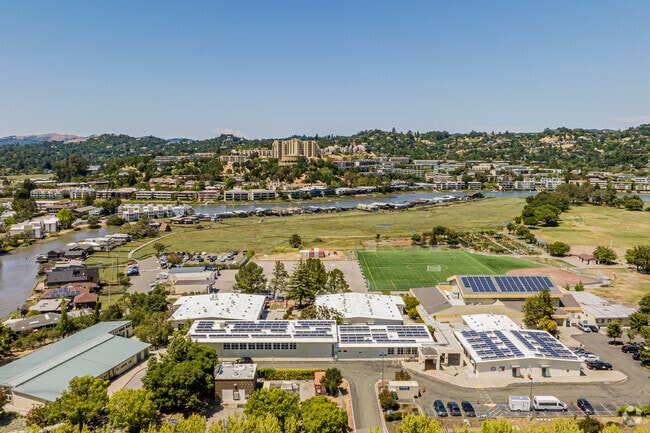Hall Middle School is right next to Piper Park in Larkspur.