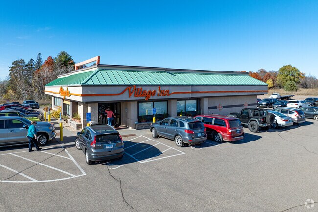 Village Inn offers classic American diner food.
