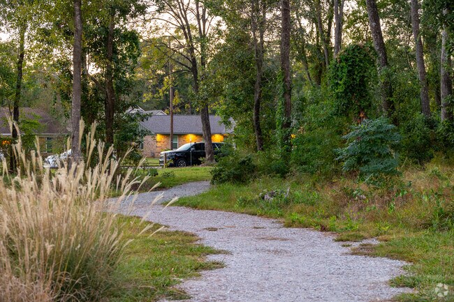 Heckmeyer Park has wonderful walking paths that looks like out of a fairy tale.