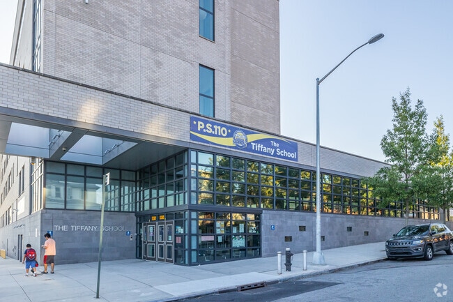 P.S. 110 has a large student body.