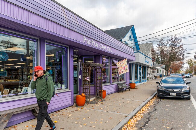 Downtown Wakefield in South Kingstown features extensive retail options.