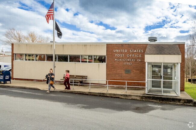 Montgomery Post Office sits at Main and Montgomery streets downtown.
