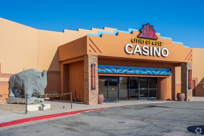 Enjoy an evening of entertainment at the Cities of Gold Casino just minutes away.