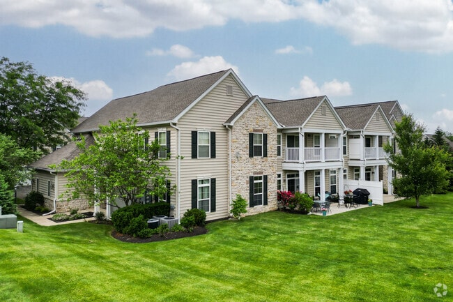 New construction condos make up the neighborhood of Tuttle just outside of Columbus.