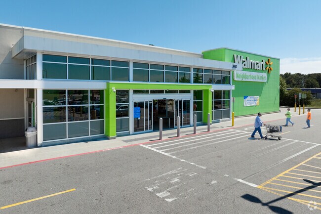 Residents of Millwood shop at the Walmart Neighborhood Market.