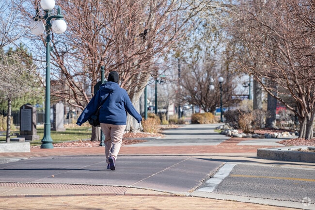 Residents can walk the 3-mile Sage Creek Path.