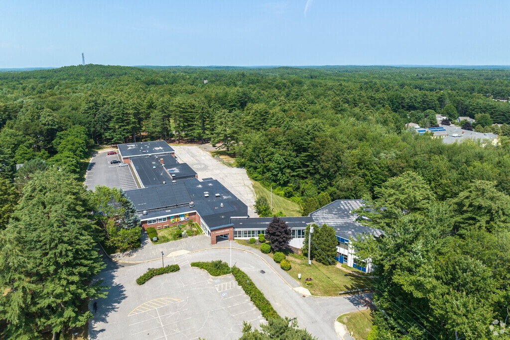 Aerial view of the Williams-Cone School campus.
