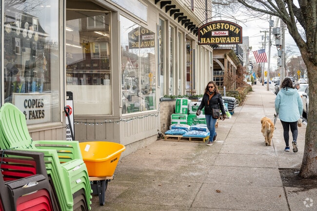 For tools and hardware, locals shop at Jamestown Hardware in East Passage Estates.