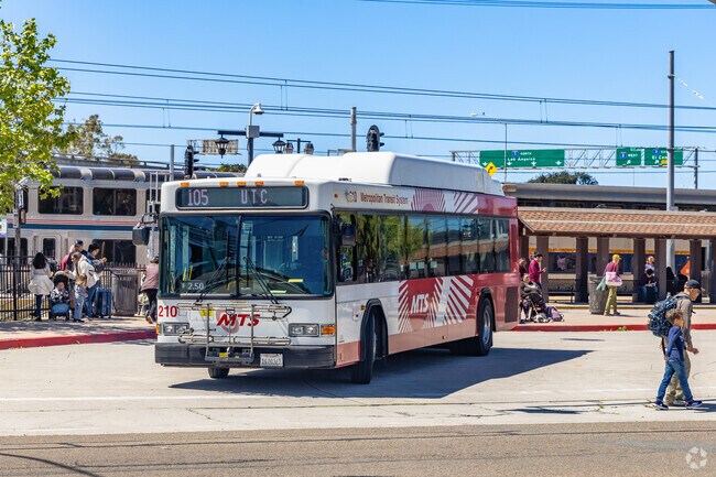 Conveniently located near Midway, the MTS Transit Center makes commuting a breeze.