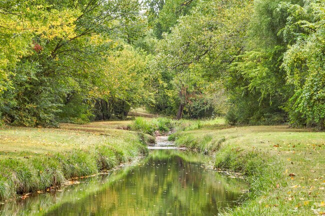 Residents of Eagle Ridge can fish or hike in the creek that runs through the neighborhood.