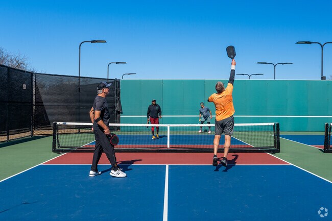 Enjoy a friendly game of pickleball at Wagon Wheel Park in Coppell, TX.