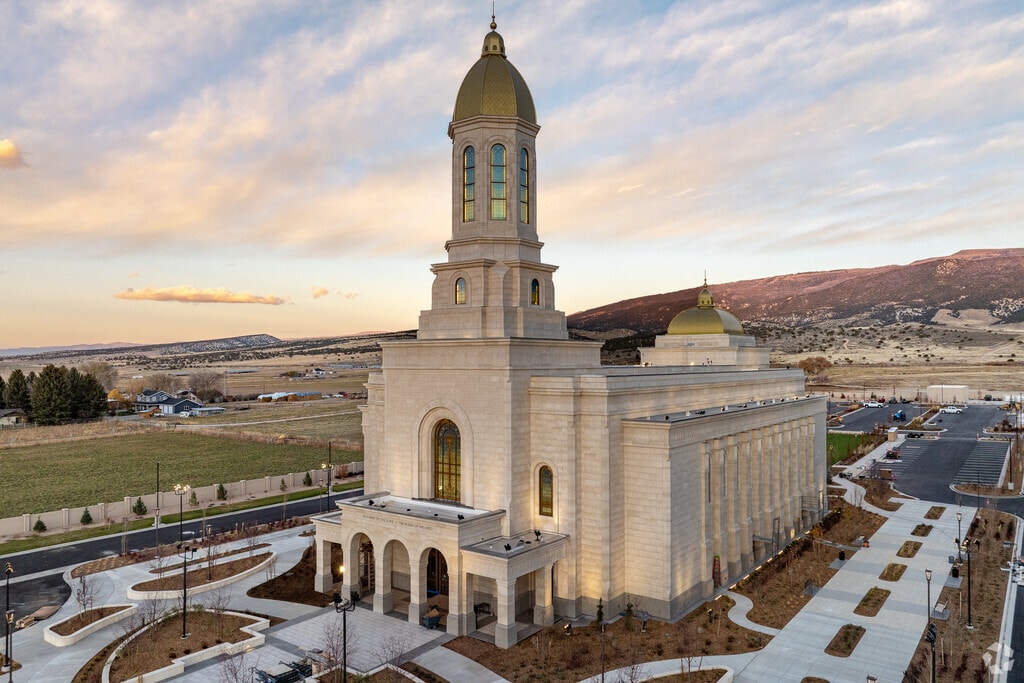 A historic church stands near downtown Ephraim.