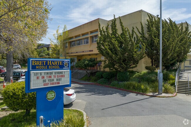 Bret Harte Middle School is part of the Oakland Unified School District.