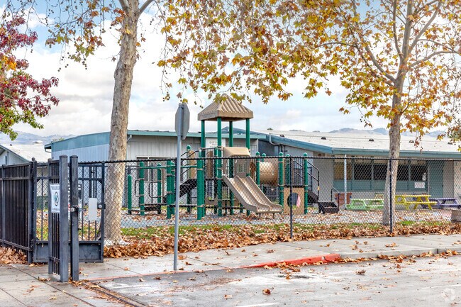 Your kids will never want to leave the playground at A. J. Dorsa Elementary School in San Jose.