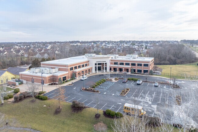 Andrews Academy Lake Saint Louis has kept lots of green space available for outdoor studies.