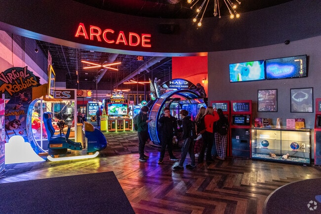 Residents meet to play games at Bowlero's Arcade in Feasterville.