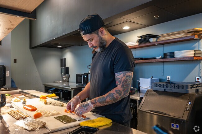 The sushi chefs at Touken Sushi in Peppermill create dishes to satisfy all taste buds.