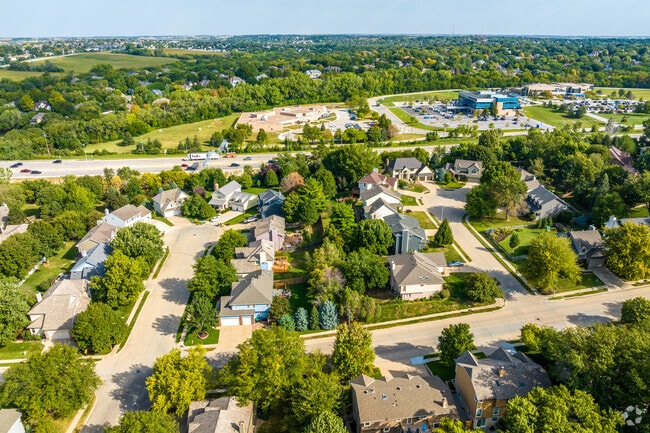 Inside the neighborhood feels secluded and quiet, but access to anywhere in Omaha is near.