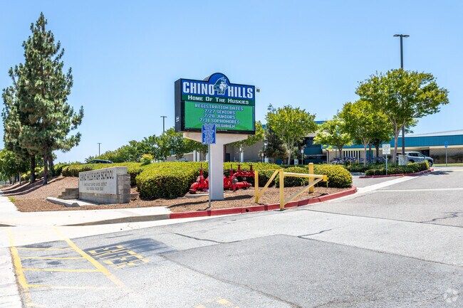 Your kids will enjoy learning in the inspiring atmosphere of Chino Hills High School.