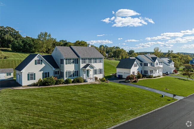 New homes in Ellington are on the larger side.