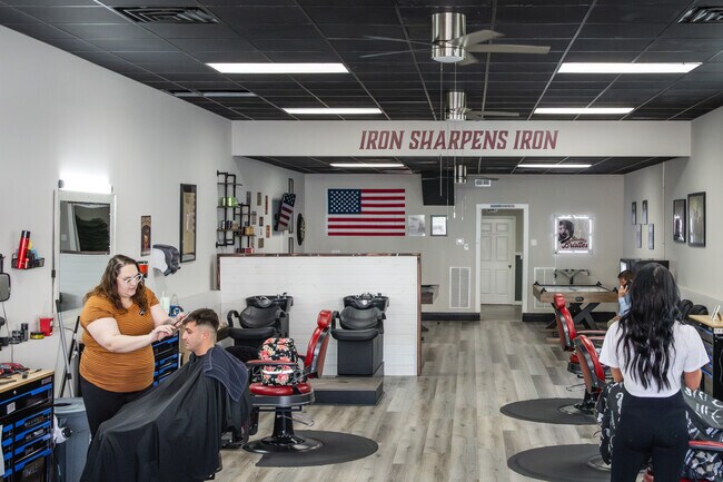 Blades and Bristles is a premier barber shop in the area.