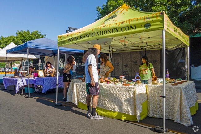 The Tower District Farmers Market is a great place to find local produce every Thursday evening.