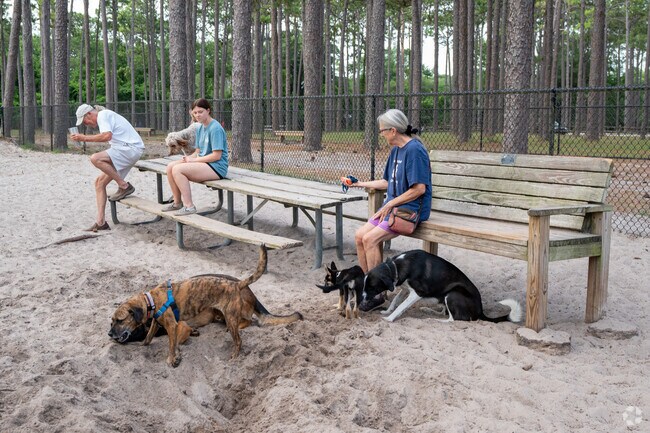 Long leaf Park in Wilmington has 2 off leash dog park for big dogs and small.