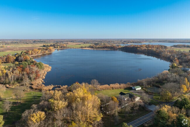 Bass Lake in Nowthen offers scenic views and fishing opportunities.