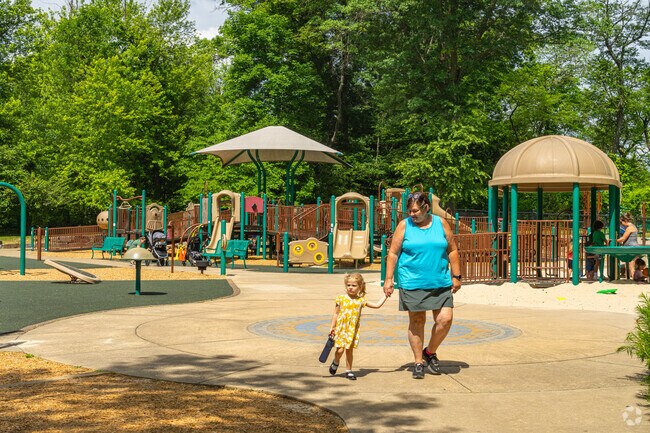 Can-Do Playground is specially built and is a perfect place to let the kids burn off energy.