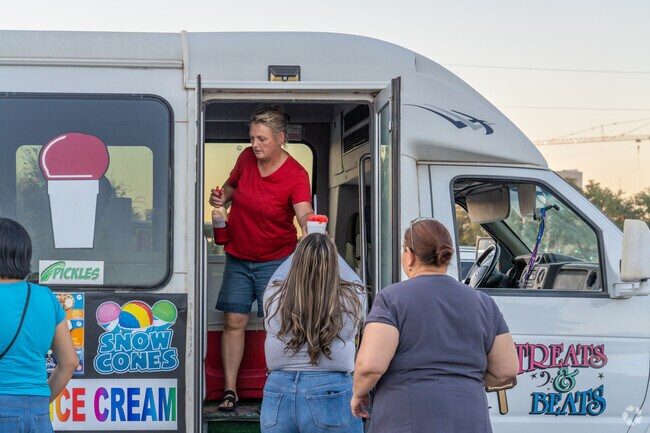 Midland's local ice cream truck brings sweet treats for its residents to enjoy.