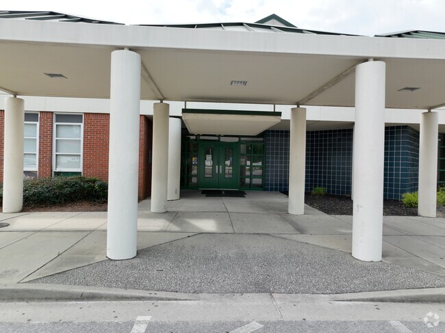 Front Entrance to the Josey High School in Augusta, GA.