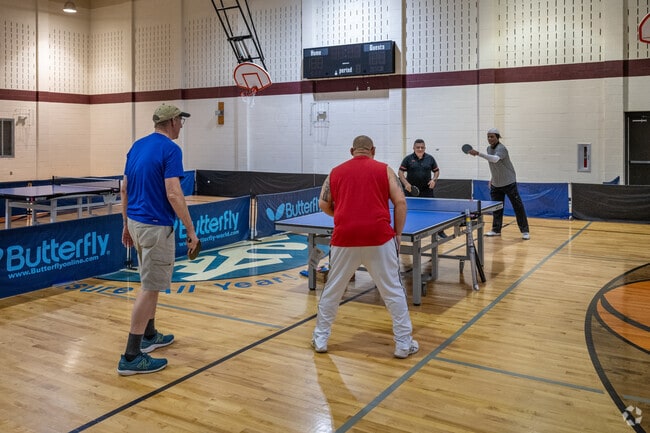 Locals can play a game of ping pong at Miller Park Community Center in Ardmore.