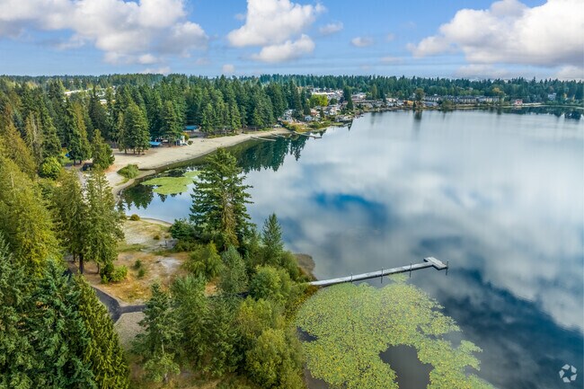 Thornton Sullivan Park in Eastmont, features picnic areas, playground and beach.