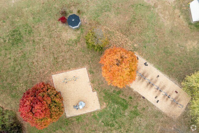 Students from Patrick McGaheran School enjoy the playground and gym equipment.