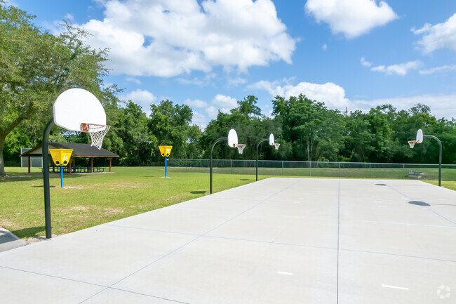 Students can enjoy a basketball game at Spring Lake Elementary School in Spring Valley.