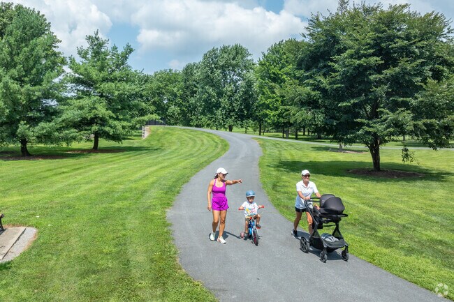 Norlo Park offers paved trails for hiking and biking.