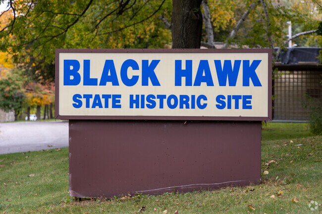 Black Hawk State Historic Site is an important part of the neighborhood.