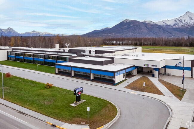 Palmer Jr. Middle School serves students in the surrounding Palmer, Alaska area.