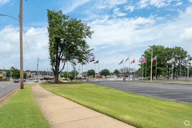 Sidewalks make getting to World Overcomes Christian Academy in Memphis a breeze.