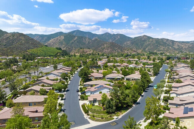 Residents enjoy the mountain views seen in Trilogy.