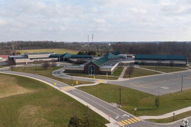 Pinewood Middle School, Aerial.