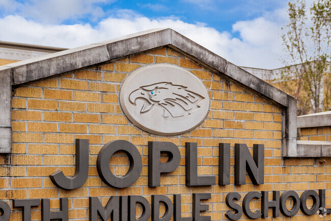 Joplin North Middle School is home to the Eagles.