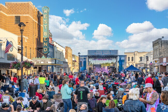 Enjoy Live Music on Main in downtown West Bend every Thursday during the summer.