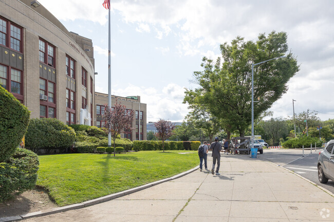 Cardinal Hayes High School in Concourse Village is attended by students from the area.
