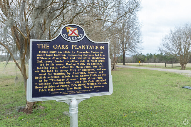 Discover the rich history of the Pike Road community, where numerous historic markers await your exploration.