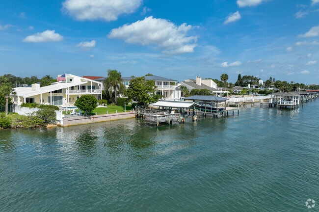 Private docks and boat slips are a common sight in New Smyrna Beach's South Mainland community.