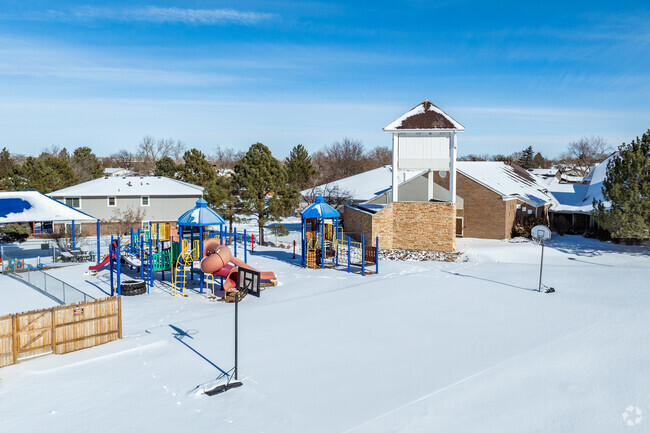 The playground at Lord of Life Lutheran School in Thornton, Colorado.