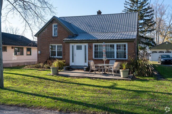 Some homes in the area come with patio space that gives homeowners a place to unwind.