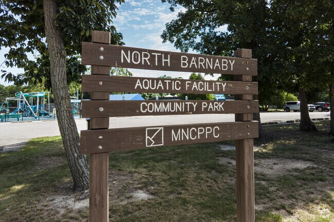 North Barnaby Park in Marlow Heights features a community pool for those hot summer months.