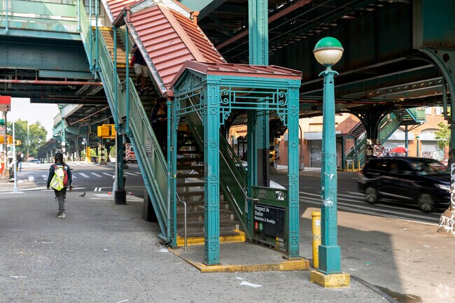 Prospect Ave 2/5 subway just minutes to Manhattan.